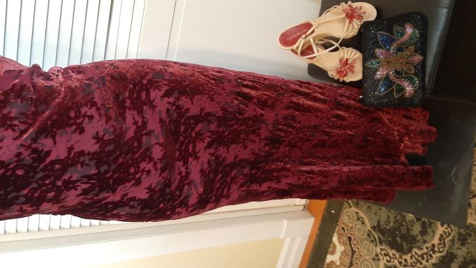 ONE OF's - Red (True Vintage) 1960's Full Length Vintage Gown