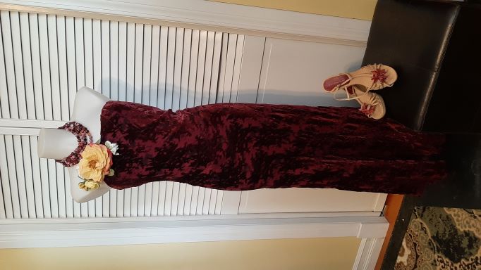 ONE OF's - Red (True Vintage) 1960's Full Length Vintage Gown