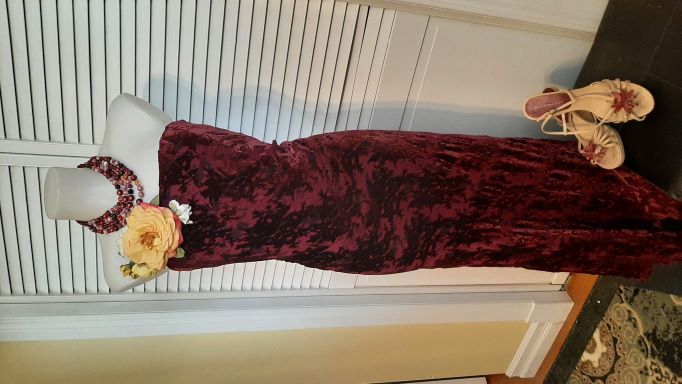 ONE OF's - Red (True Vintage) 1960's Full Length Vintage Gown