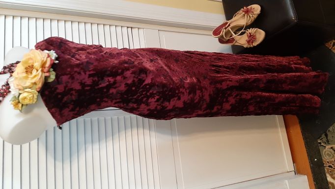 ONE OF's - Red (True Vintage) 1960's Full Length Vintage Gown