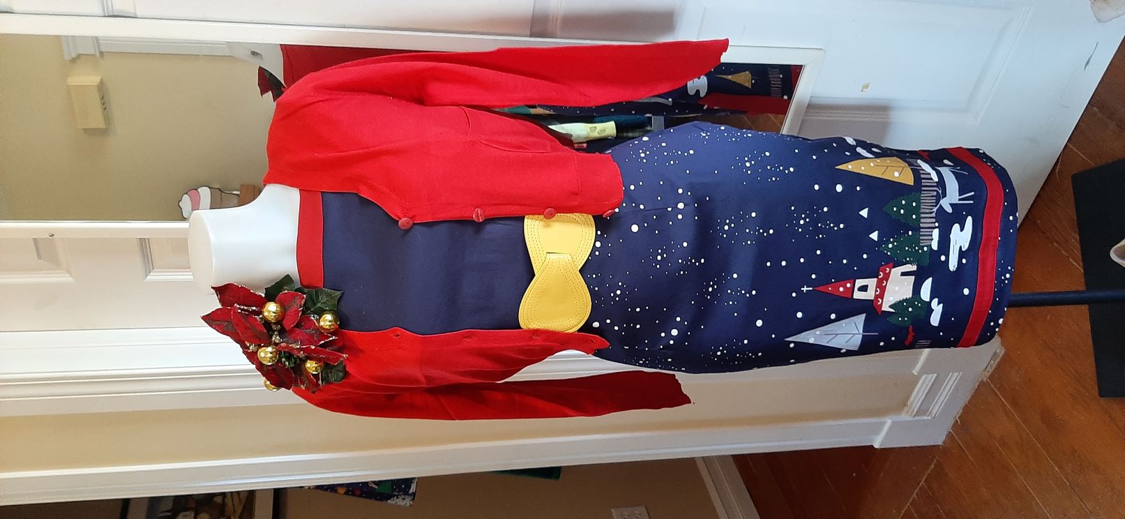 "Banned Retro" Xmas Town Wiggle Dress