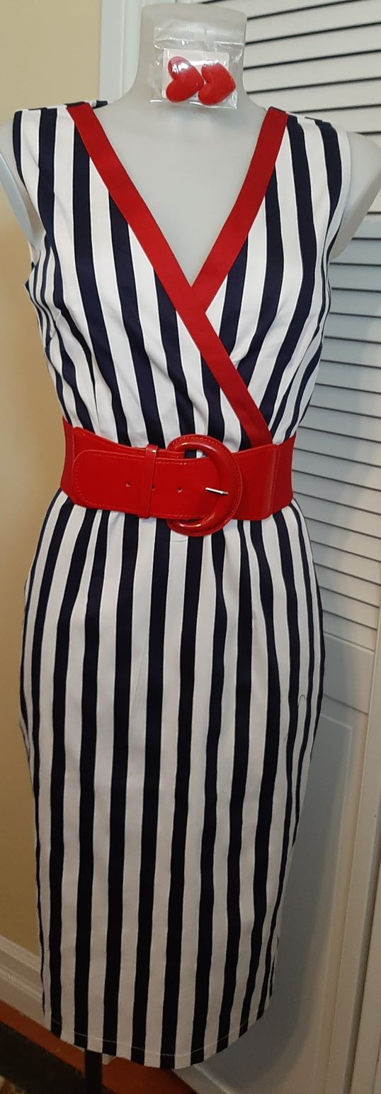 "Banned Retro" Land Ahoy Wiggle Dress