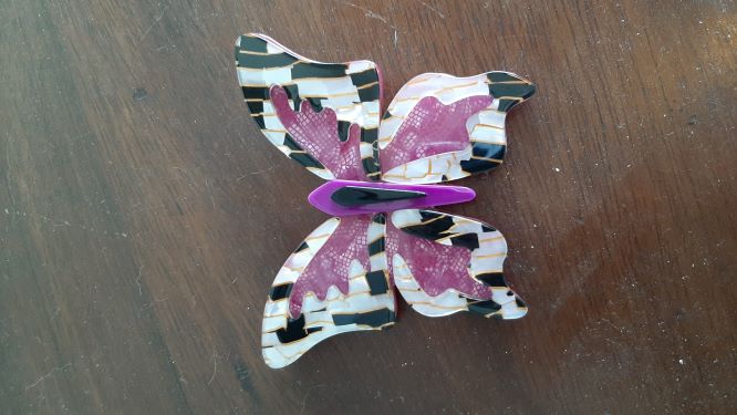 Purple/Pink Butterfly Brooch