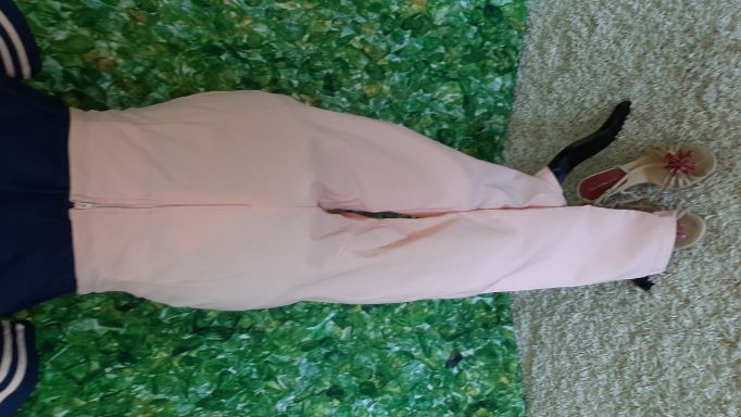 ONE OF's - "Unique Vintage" Light Pink Cigarette style Pants