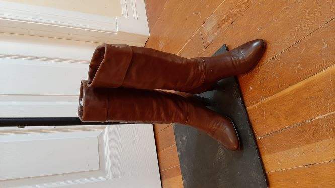 Brown Leather Ingledews High Boots