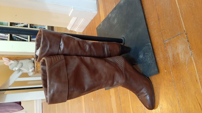 Brown Leather Ingledews High Boots