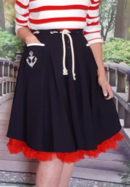 "Voodoo Vixen" Anchor Rope Swing Skirt