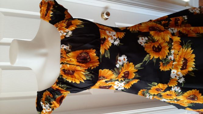 Sunflower Peasant Top