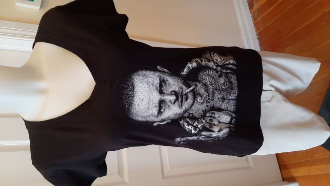 Black Art Market Women's Face T-shirt